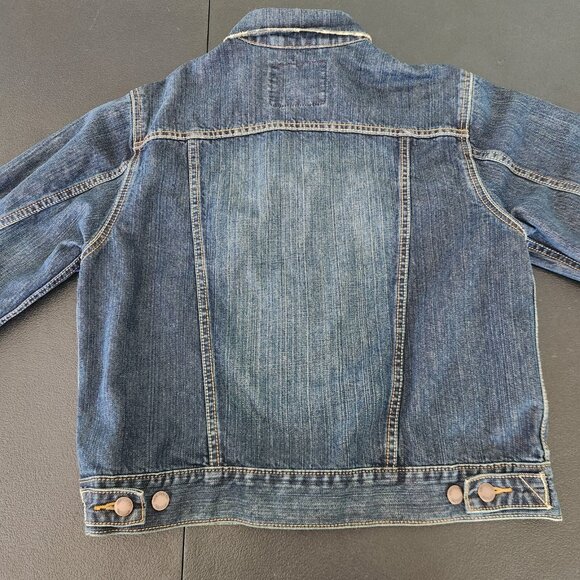 Levi Strauss Signature Denim Jacket Vintage Womens Medium Distressed Look EUC - Picture 9 of 16
